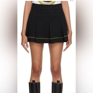 Like New GANNI Black Jacquard Miniskirt